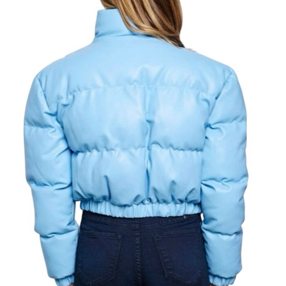 NWT Women’s Light Blue Puffer Jacket - Picture 2 of 9